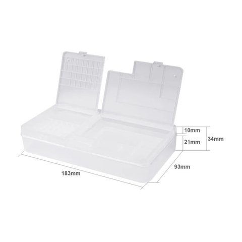 Касетниця Sunshine SS-001A, для зберігання смартфона під час ремонту, 184x96x35mm Прев'ю 2
