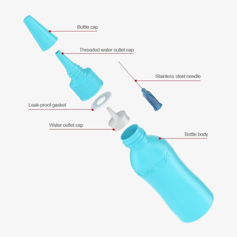 Баночка для жидкости с дозатором RELIFE TB1, 50 мл, синяя Превью 5