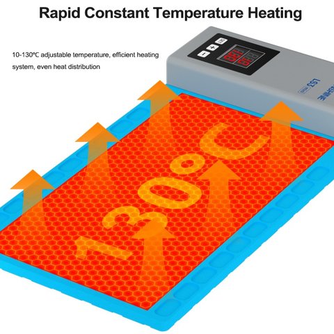 Нагревательный коврик для разборки (cепаратор) Sunshine LS3 mini, 225x140 мм Превью 1