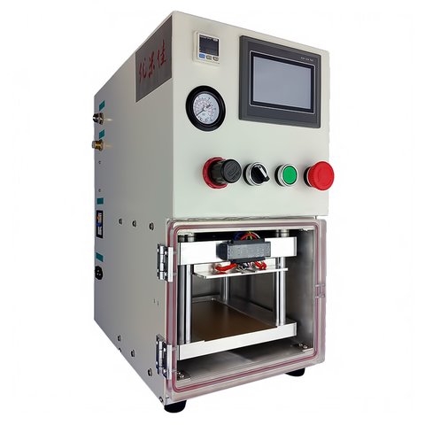 LCD Module Gluing Machine YMJ 3-01, (vacuum, for LCDs up to 7") Preview 1