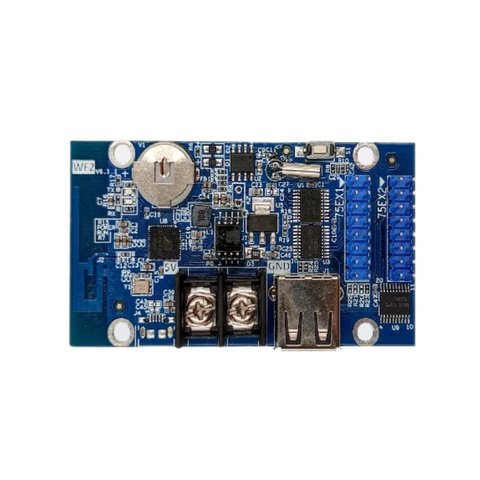 Tarjeta de control para pantallas LED Huidu HD-WF2 384x128, 2xHUB75 Wi-Fi Vista previa  1