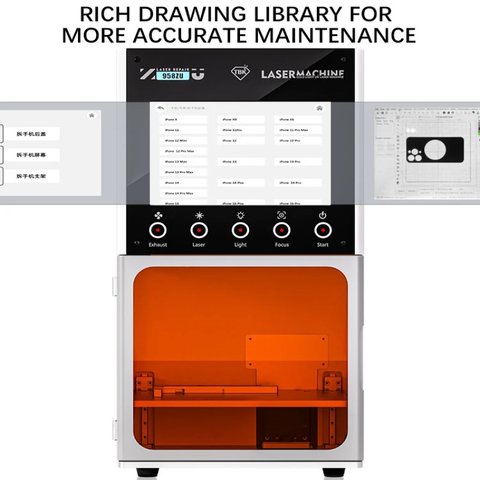 Laser Separating Machine TBK 958ZU, (to unglue the display frame and the back cover, to remove back glass, for engraving, (під замовлення)) Preview 2