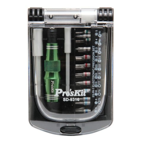 Destornillador con juego de puntas Pro'sKit SD-9316 Vista previa  3