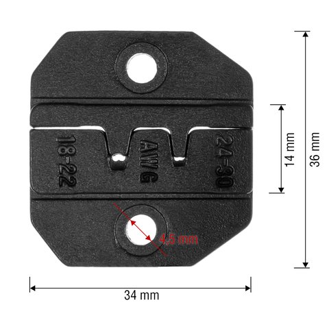 Mordazas para crimpadora Pro'sKit 1PK-3003D36 Vista previa  1