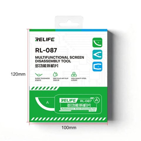 Espátula RELIFE RL-087 , para desensamblar dispositivos móviles, metal, 3 in 1 Vista previa  2