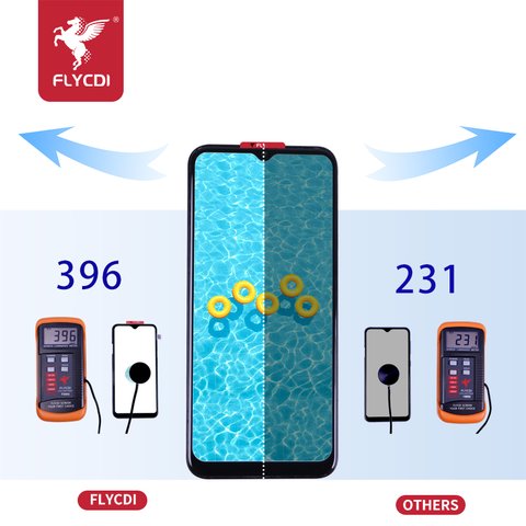 Pantalla LCD puede usarse con Samsung A105 Galaxy A10, A105F/DS Galaxy A10, negro, con marco, FLYCDI Vista previa  2