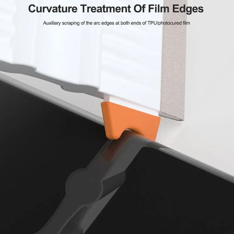 Espátula RELIFE RL-064U, para pegar películas, 100 mm, plástico, blanco Vista previa  2