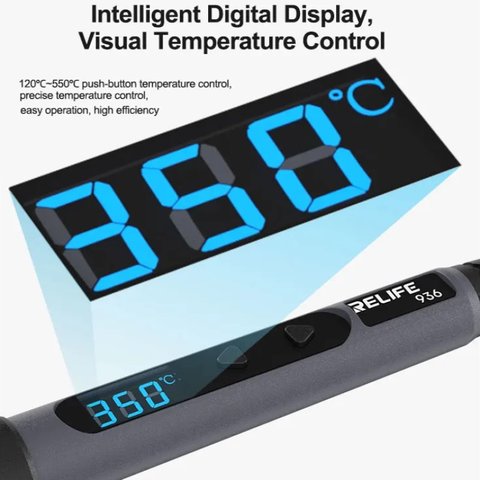 Cautín RELIFE 936, 90 W, 220 V Vista previa  4