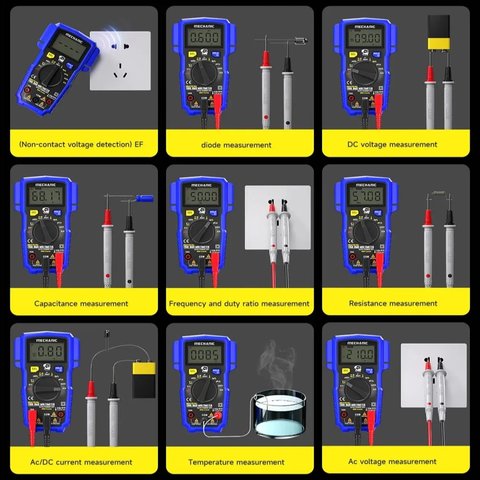 Multímetro Mechanic MiniTD MX, digital Vista previa  3