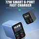 Adaptador de red RELIFE Q4, 72 W, Quick Charge, Power Delivery (PD), 6 puertos Vista previa  1