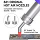 Boquilla para pistolas de aire Mechanic 861 Original, curvada, 6in1, 4mm/5mm/6mm/8mm/10mm/12mm Vista previa  1