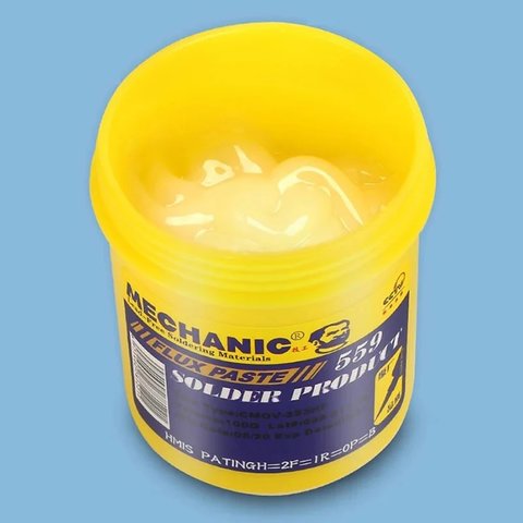 Fundente en pasta Mechanic CMOV-559TC-HF, actividad alta, 100 ml Vista previa  1