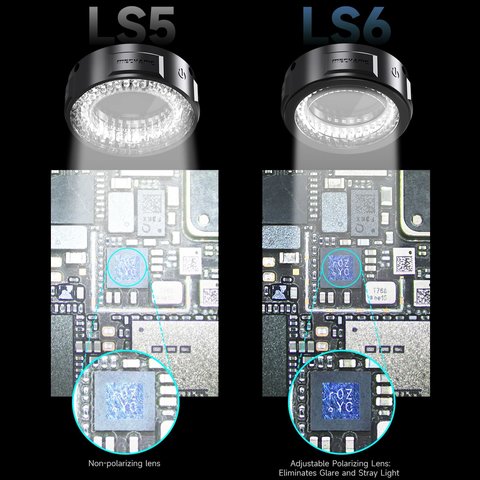 Iluminación para microscopio Mechanic LS5, diodo, 84 LED Vista previa  2