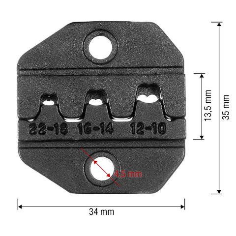 Матриця для кримпера Pro'sKit 1PK-3003D2 Прев'ю 1