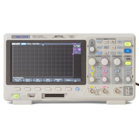 Фосфорный цифровой осциллограф SIGLENT SDS1102X+ Превью 3