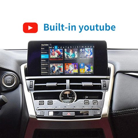 CarPlay для Lexus RX / NX / LX / LS / GS / ES / IS / CT200 з джойстиком / малим тачпадом Прев'ю 2