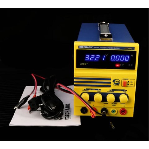 Лабораторный блок питания Mechanic DT30P5, одноканальный, импульсный, до 30 В, до 5 А, светодиодные индикаторы Превью 1