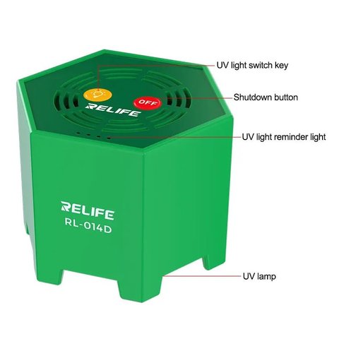 Ультрафиолетовая лампа RELIFE RL-014D, с аккумулятором Превью 4