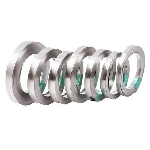 Лента никелевая для сварки аккумуляторов, 0,3 мм, 10 мм, 10 м, никелированная сталь Превью 1