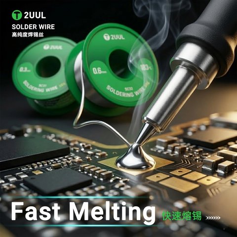 Припой 2UUL SC31, 0,3 мм, 50 г, 183 °C Превью 4