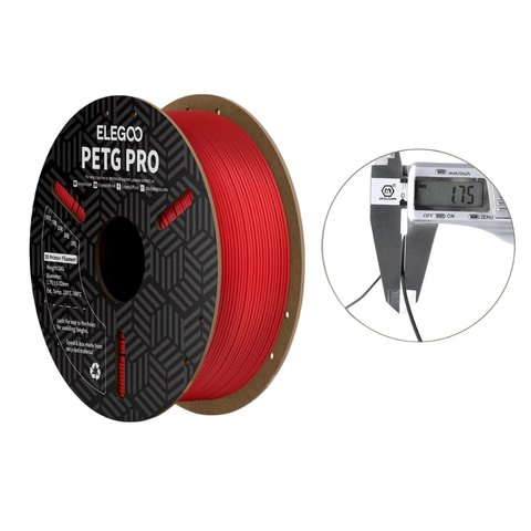 Филамент ELEGOO PETG PRO, красный (red), 1 кг Превью 1